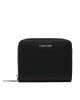 Calvin Klein Портфейл Ck Must Md Zip Around W/Flap LV04F1029G Черен - Mera.bg