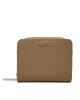 Calvin Klein Портфейл Ck Must Medium Zip Around_Mono K60K612825 Кафяв - Mera.bg