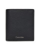 Calvin Klein Портфейл Foil Emboss Slim Trifold W Card LV04D1063G Черен - Mera.bg