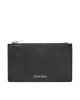 Calvin Klein Портфейл Foil Logo Top Zip Cardcase LV04F1090G Черен - Mera.bg
