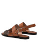 Calvin Klein Сандали Alomnd Flat Sandal Mono Mix HW0HW00821 Cognac/Brown Mono - Mera.bg