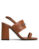 Calvin Klein Сандали Block Hl Sandal HW0HW01612 Кафяв - Mera.bg