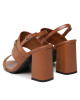 Calvin Klein Сандали Block Hl Sandal HW0HW01612 Кафяв - Mera.bg
