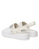 Calvin Klein Сандали Dress Wedge Sandal HW0HW01605 White/Dk Ecru 0K4 - Mera.bg
