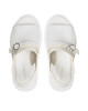 Calvin Klein Сандали Dress Wedge Sandal HW0HW01605 White/Dk Ecru 0K4 - Mera.bg
