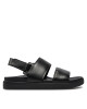 Calvin Klein Сандали Flat Sandal Calvin Mtl Lth HW0HW01984 Черен - Mera.bg