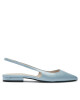 Calvin Klein Сандали Flat Slingback Pump Pearl HW0HW02120 Светлосиньо - Mera.bg