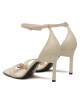 Calvin Klein Сандали Geo Stiletto Sandal 90Hh HW0HW01610 Feather Gray ABY - Mera.bg