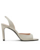 Calvin Klein Сандали Heel D'Orsay Sandal 90 Lth HW0HW02124 Екрю - Mera.bg