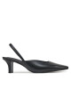 Calvin Klein Сандали Heel Mule Pump 50 - Lth HW0HW02551 Черен - Mera.bg