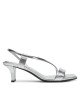 Calvin Klein Сандали Heel Sandal 50 Squared Metallic HW0HW02560 Сребрист - Mera.bg