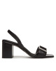Calvin Klein Сандали Heel Sandal 70 W/Buckle - Lth HW0HW02456 Черен - Mera.bg