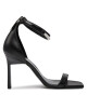 Calvin Klein Сандали Heel Sandal 90 Metal Bar Lth HW0HW01946 Черен - Mera.bg