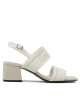 Calvin Klein Сандали Squared Blk Hl Sandal 45 He HW0HW01635 Marshmallow YBJ - Mera.bg