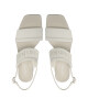 Calvin Klein Сандали Squared Blk Hl Sandal 45 He HW0HW01635 Marshmallow YBJ - Mera.bg