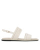 Calvin Klein Сандали Squared Flat Sandal He HW0HW01496 Екрю - Mera.bg