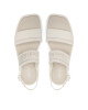 Calvin Klein Сандали Squared Flat Sandal He HW0HW01496 Екрю - Mera.bg