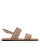 Calvin Klein Сандали Squared Flat Sandal He HW0HW01496 Кафяв - Mera.bg