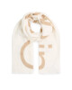 Calvin Klein Шал Bold Logo Cotton Hemp Scarf K60K612975 Екрю - Mera.bg