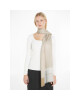 Calvin Klein Шал Geo Minimal Logo Shawl 70X180 K60K610228 Бежов - Mera.bg