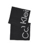 Calvin Klein Зимен шал Logo Reverso Tonal Scarf 40X180 K60K611117 Черен - Mera.bg