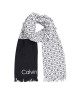 Calvin Klein Шал Monogram K60K612979 Черен - Mera.bg