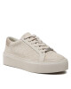 Calvin Klein Сникърси Flatform Cupsole Lace Up - Mono HW0HW01420 Бежов - Mera.bg
