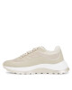 Calvin Klein Сникърси 2 Piece Sole Runner Lace Up HW0HW01640 Бежов - Mera.bg