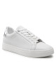 Calvin Klein Сникърси Cupsole Lace Up HW0HW01326 White/Silver 0K8 - Mera.bg