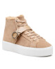 Calvin Klein Сникърси Flatform Cup High Top Ck Hw-S Wl HW0HW01334 Safari Canvas GEZ - Mera.bg