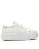 Calvin Klein Сникърси Flatform Cupsole Lace Up Lth HW0HW01892 Бял - Mera.bg