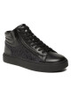 Calvin Klein Сникърси High Top Lace Up W/Zip Mono HM0HM01046 Outline Mono Black 0GK - Mera.bg