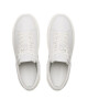 Calvin Klein Сникърси Low Top Lace Up Lth HM0HM01055 Triple White 0K4 - Mera.bg
