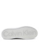 Calvin Klein Сникърси Low Top Lace Up Pet HM0HM01288 White/Petroleum 0K8 - Mera.bg
