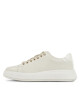 Calvin Klein Сникърси Raised Cupsole Lace Up HW0HW01668 Бежов - Mera.bg