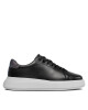 Calvin Klein Сникърси Raised Cupsole Lace Up Luminous HW0HW01997 Черен - Mera.bg