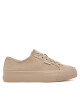 Calvin Klein Сникърси Vulc Flatf Lace Up Sue/Wl Ck YW0YW02000 Бежов - Mera.bg