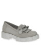 Caprice лоуфъри с дебела подметка 9-24757-20 Lt Grey Nubuc 217 - Mera.bg