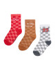Cars Дълги чорапи CEO-ACCCS-AW25-300DPC(3-PACK) Червен - Mera.bg