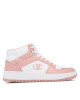 Champion Сникърси Rebound 2.0 Mid Mid Cut Shoe S11471-WW006 Wht/Pink - Mera.bg