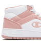 Champion Сникърси Rebound 2.0 Mid Mid Cut Shoe S11471-WW006 Wht/Pink - Mera.bg