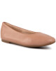 Clarks Балеринки Chia Violet 261465404 Praline Leather - Mera.bg