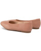 Clarks Балеринки Chia Violet 261465404 Praline Leather - Mera.bg