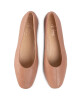 Clarks Балеринки Chia Violet 261465404 Praline Leather - Mera.bg