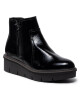 Clarks Боти Airabell Zip 261633094 Black Crinkle Patent - Mera.bg