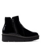 Clarks Боти Airabell Zip 261633094 Black Crinkle Patent - Mera.bg