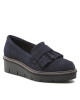 Clarks Обувки Airabell Slip 261633314 Navy Suede - Mera.bg