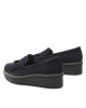 Clarks Обувки Airabell Slip 261633314 Navy Suede - Mera.bg