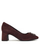 Clarks Обувки на ток Fernie Trim 26183038 Бордо - Mera.bg