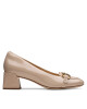 Clarks Обувки на ток Nyta45 Court 26181319 Бежов - Mera.bg